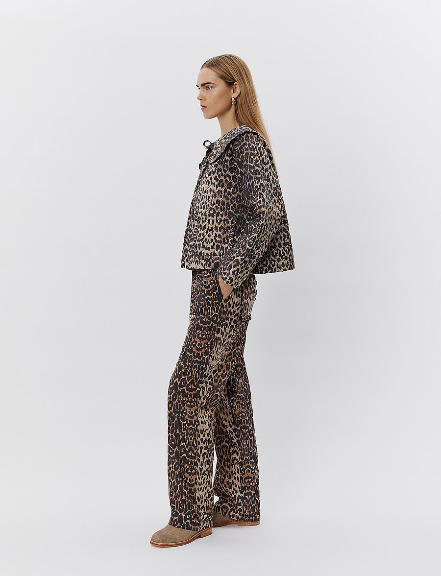 Sofie Schnoor - SVANASW JACKET - overshirts - leopard - 0