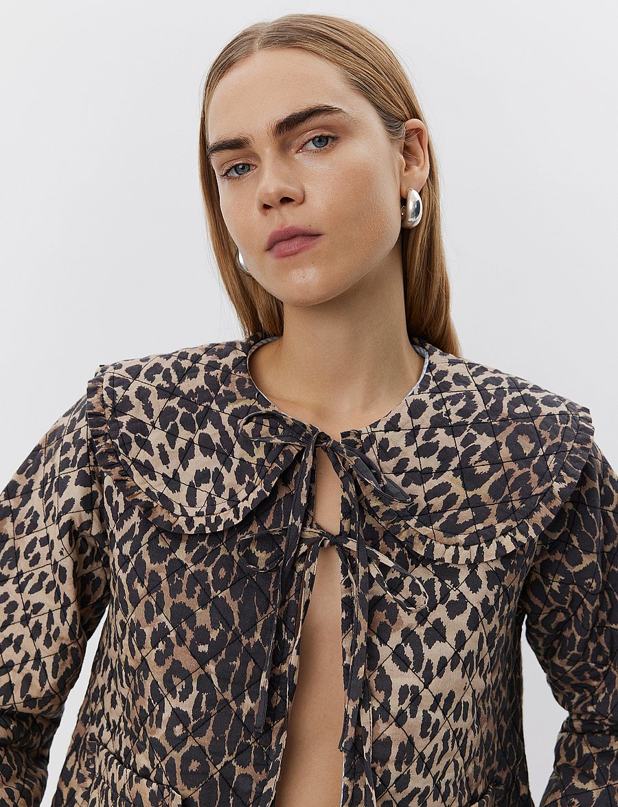 Sofie Schnoor - SVANASW JACKET - overshirts - leopard - 3
