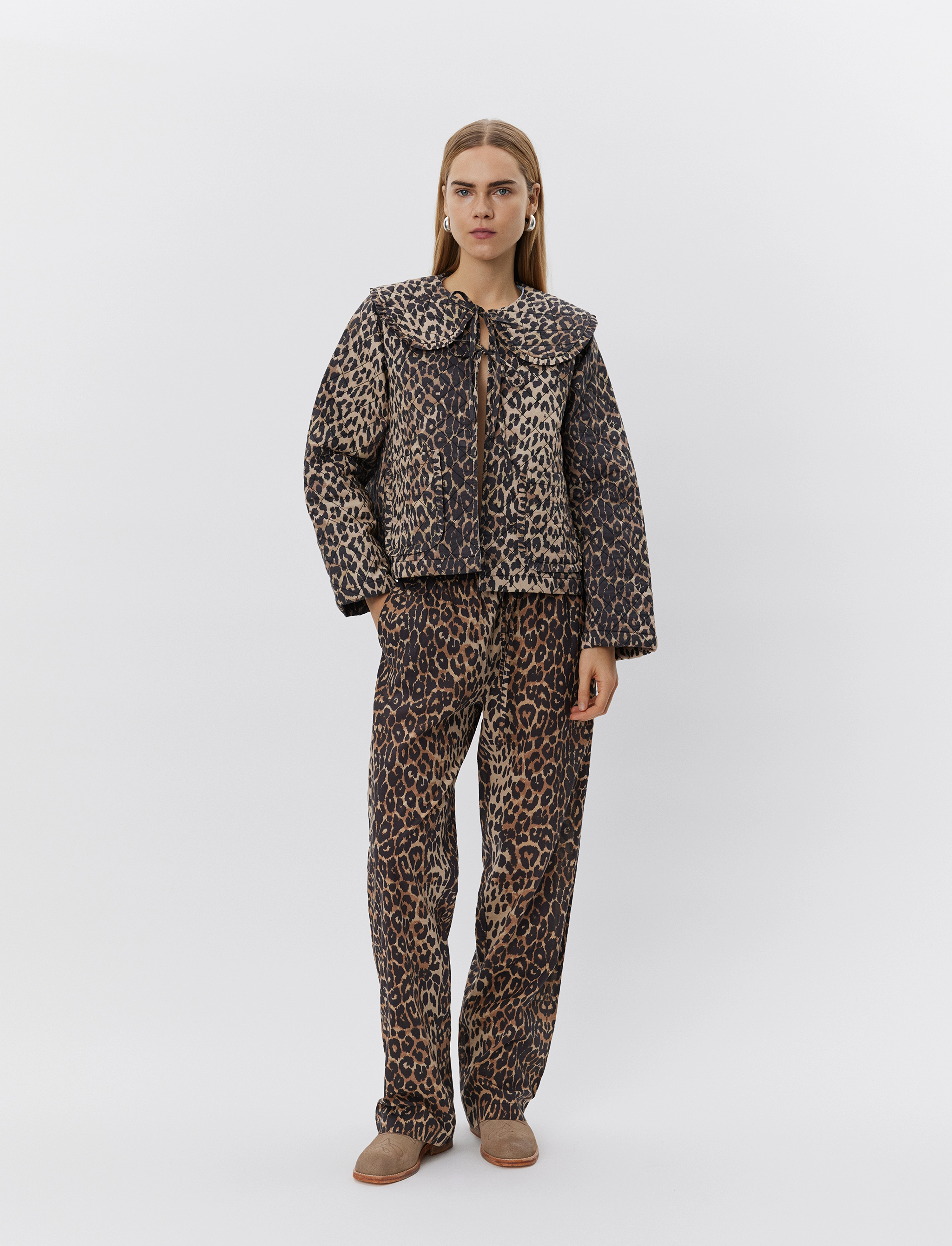 Sofie Schnoor - SVANASW JACKET - overshirts - leopard - 5