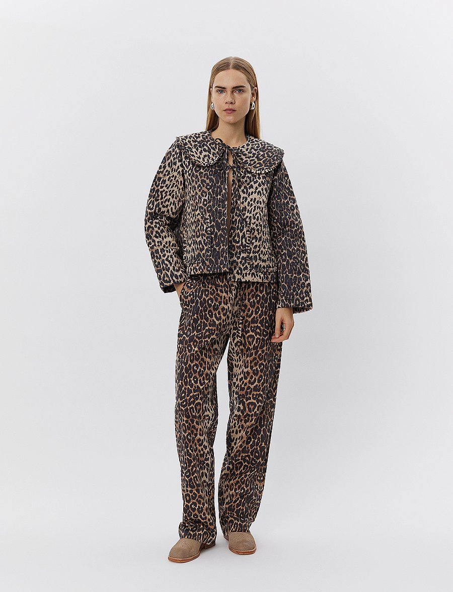 Sofie Schnoor - SVANASW JACKET - overshirts - leopard - 5