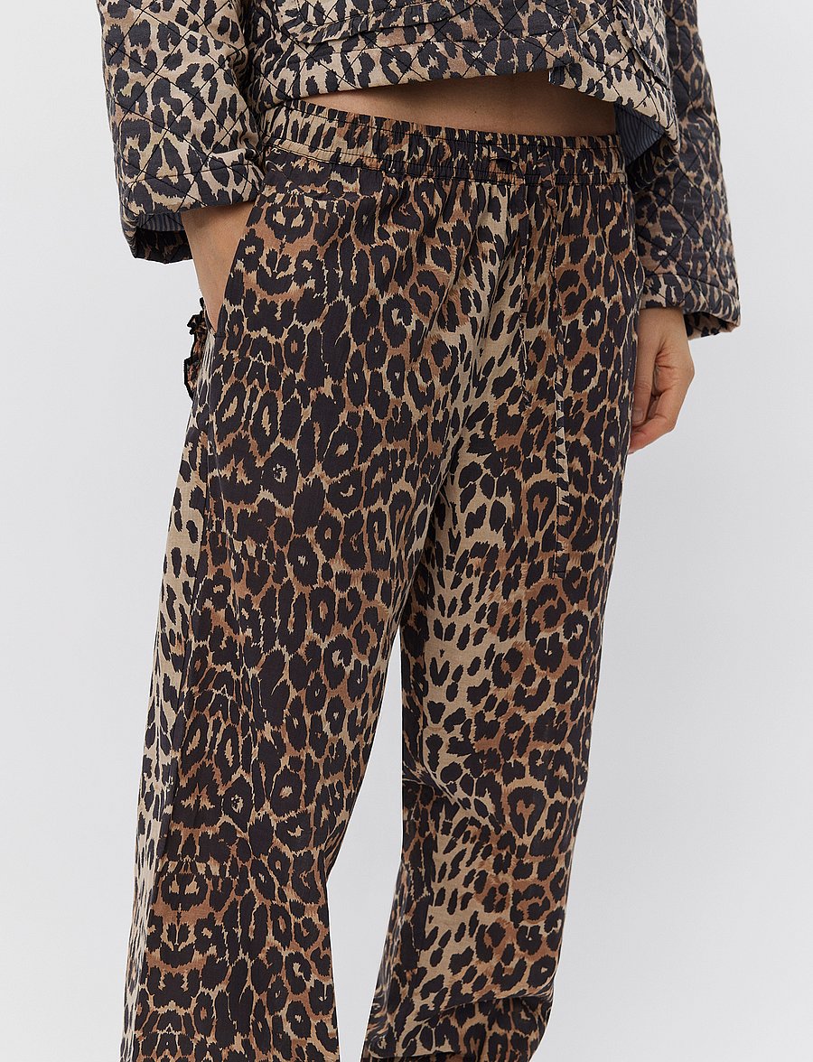 Sofie Schnoor - ABIGAILESW TROUSERS - sirged püksid - leopard - 4