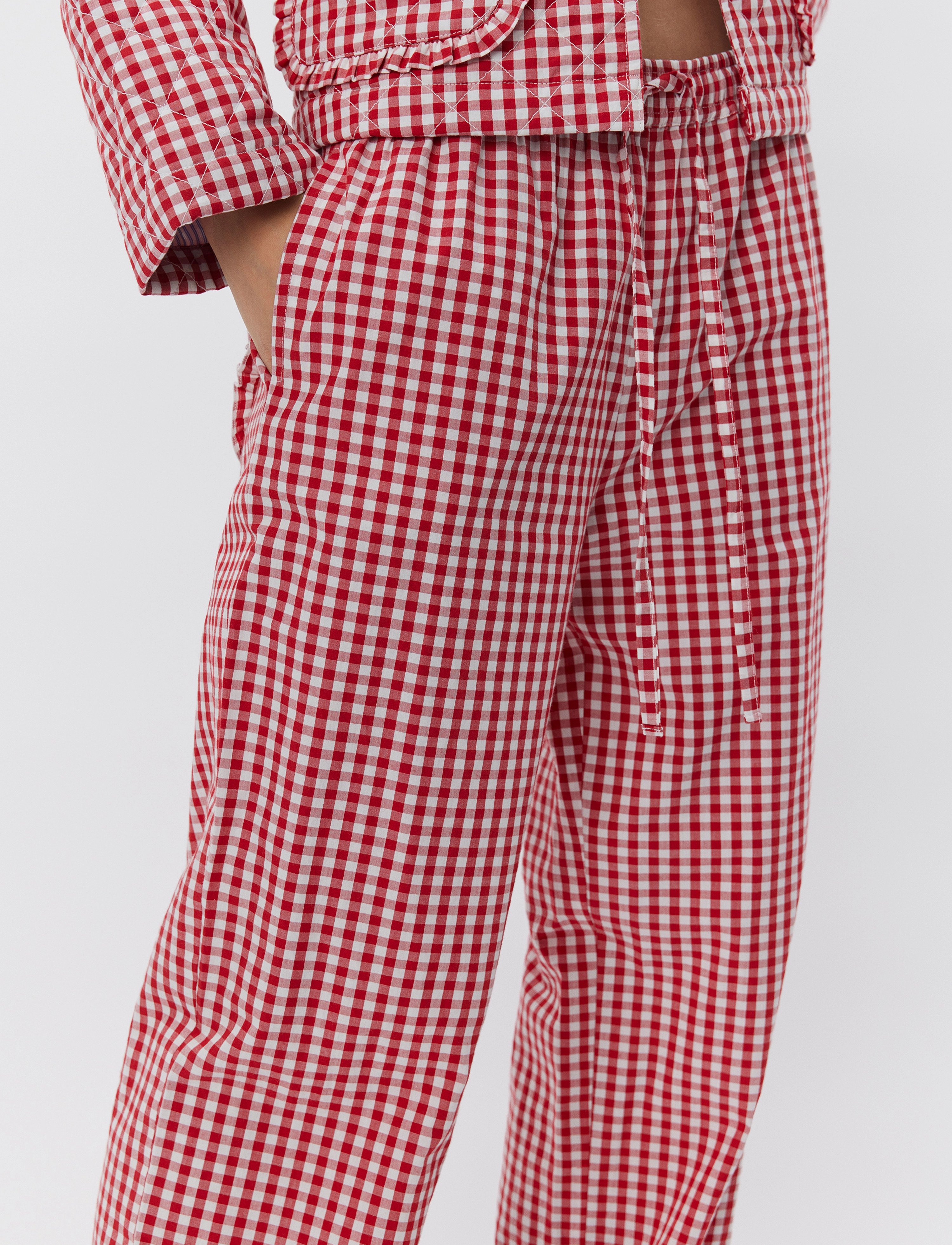 Sofie Schnoor Abigailesw Trousers, 38, Red, Bukser > Joggers, Dame
