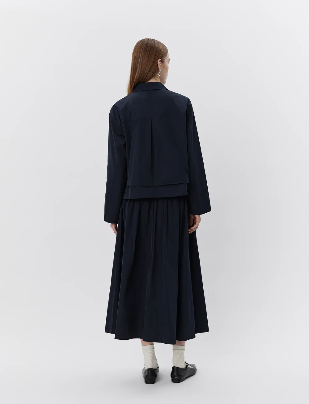 Sofie Schnoor - JUNESW SKIRT - midiseelikud - navy - 5