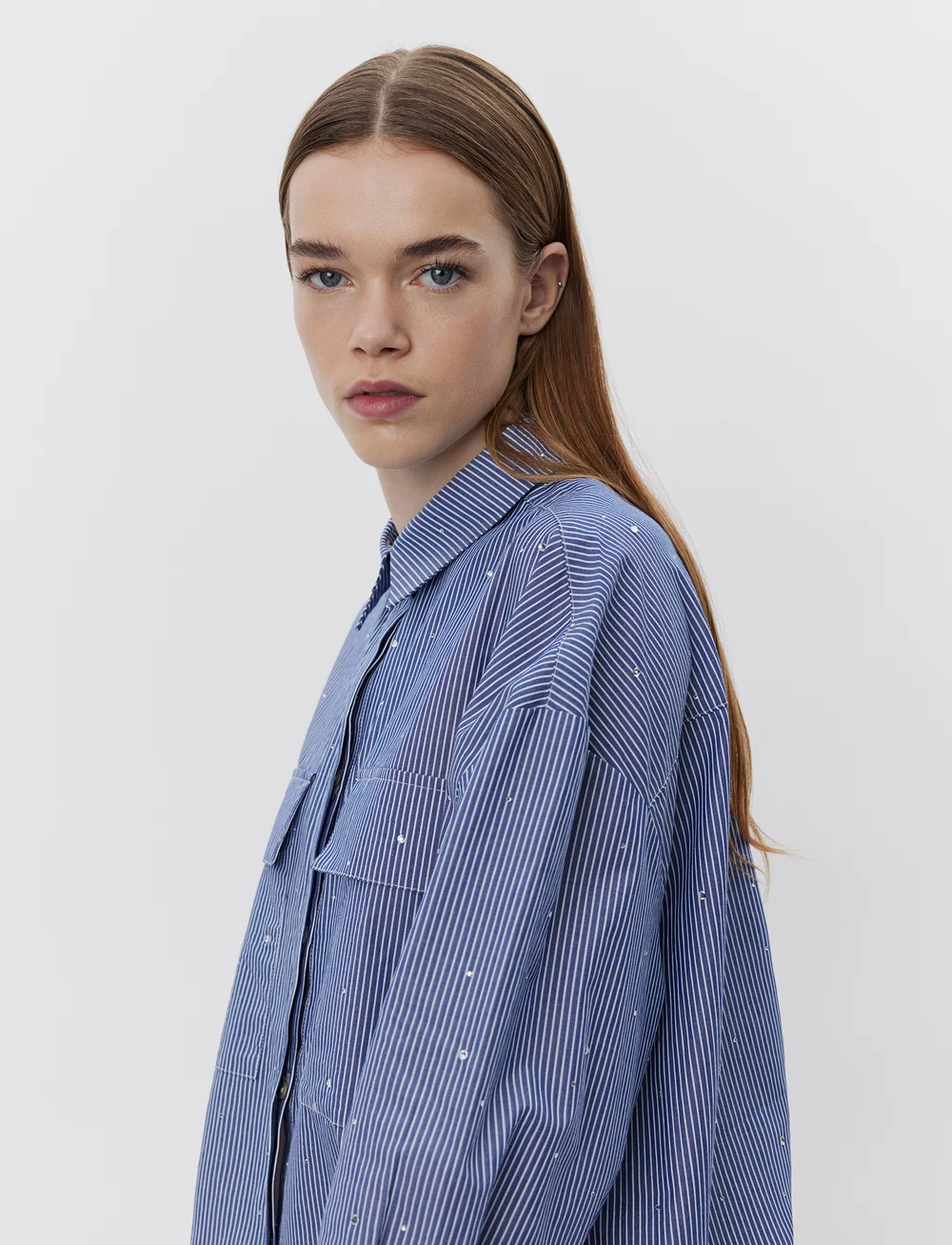 Sofie Schnoor - ELYNSW SHIRT - chemises à manches longues - blue striped - 0
