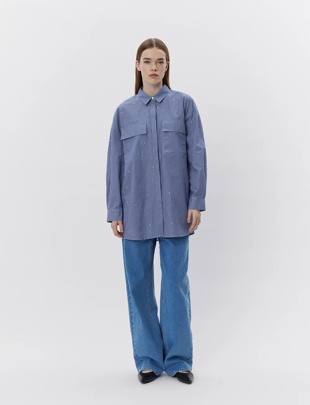 Sofie Schnoor - ELYNSW SHIRT - chemises à manches longues - blue striped - 4