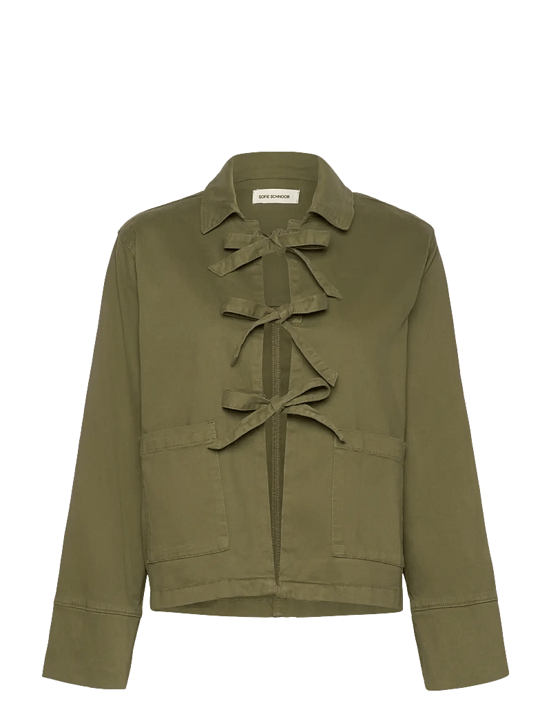Sofie Schnoor - NITASW JACKET - efterårsjakker - khaki army - 1