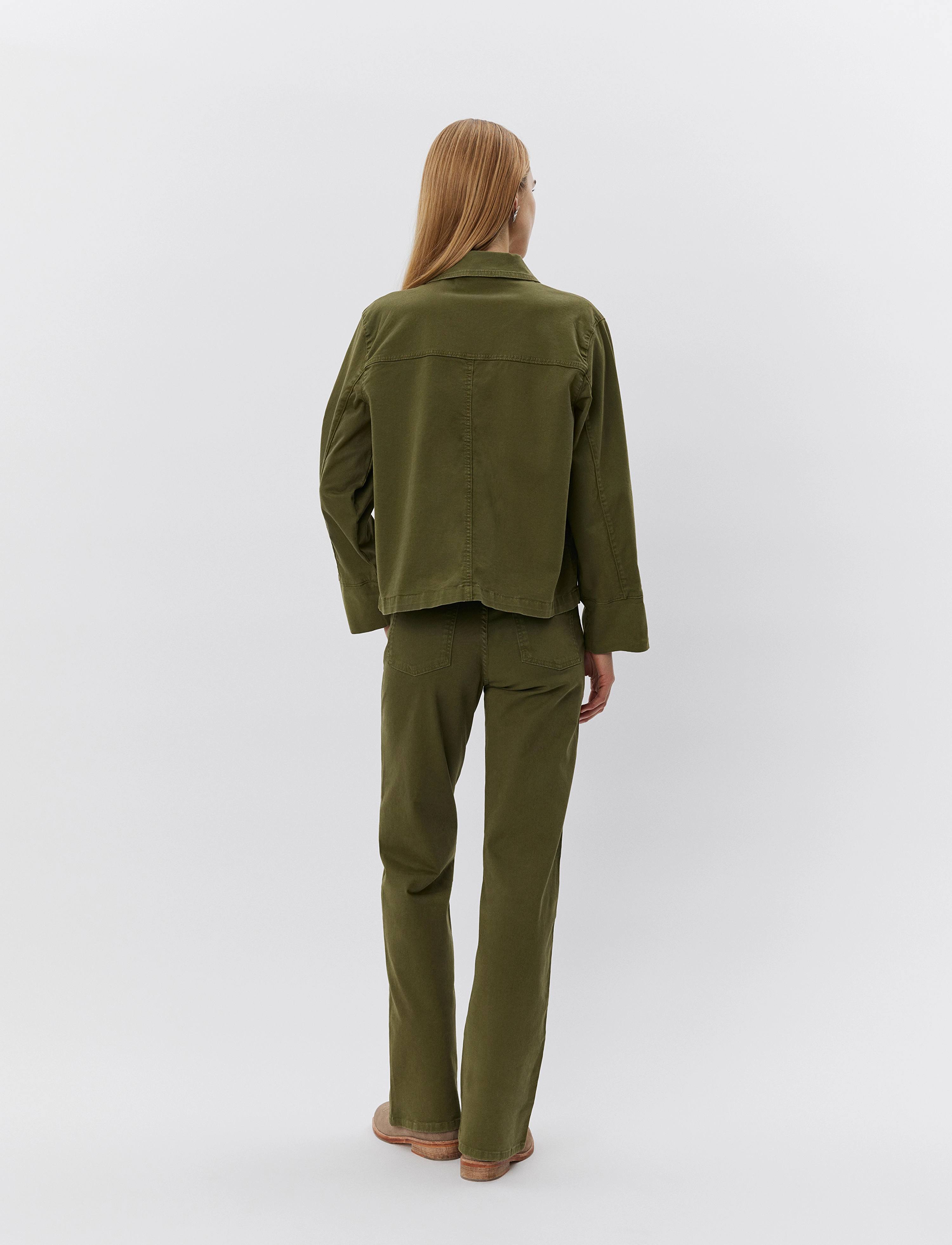 Sofie Schnoor - NITASW JACKET - frühlingsjacken - khaki army - 3