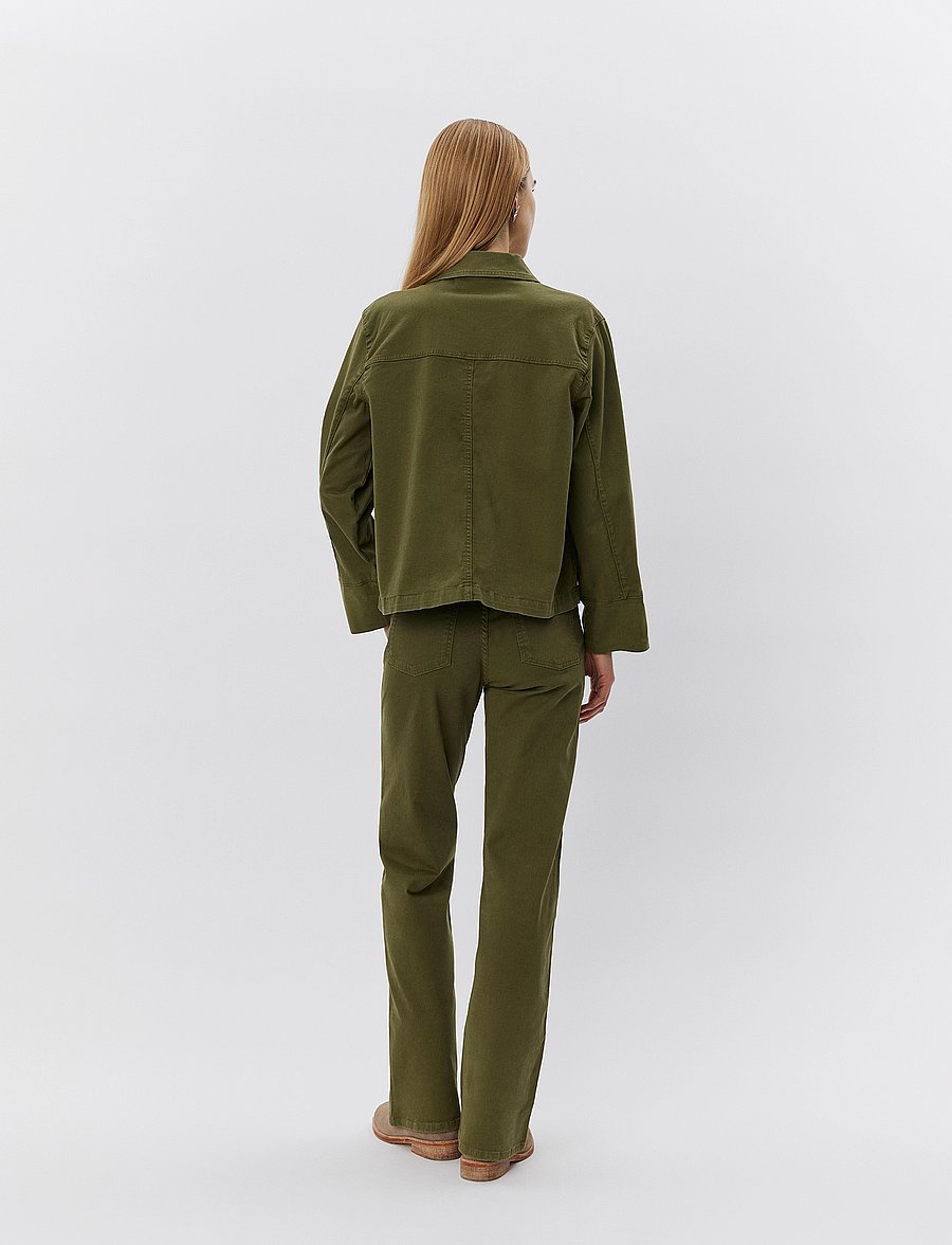 Sofie Schnoor - NITASW JACKET - frühlingsjacken - khaki army - 3