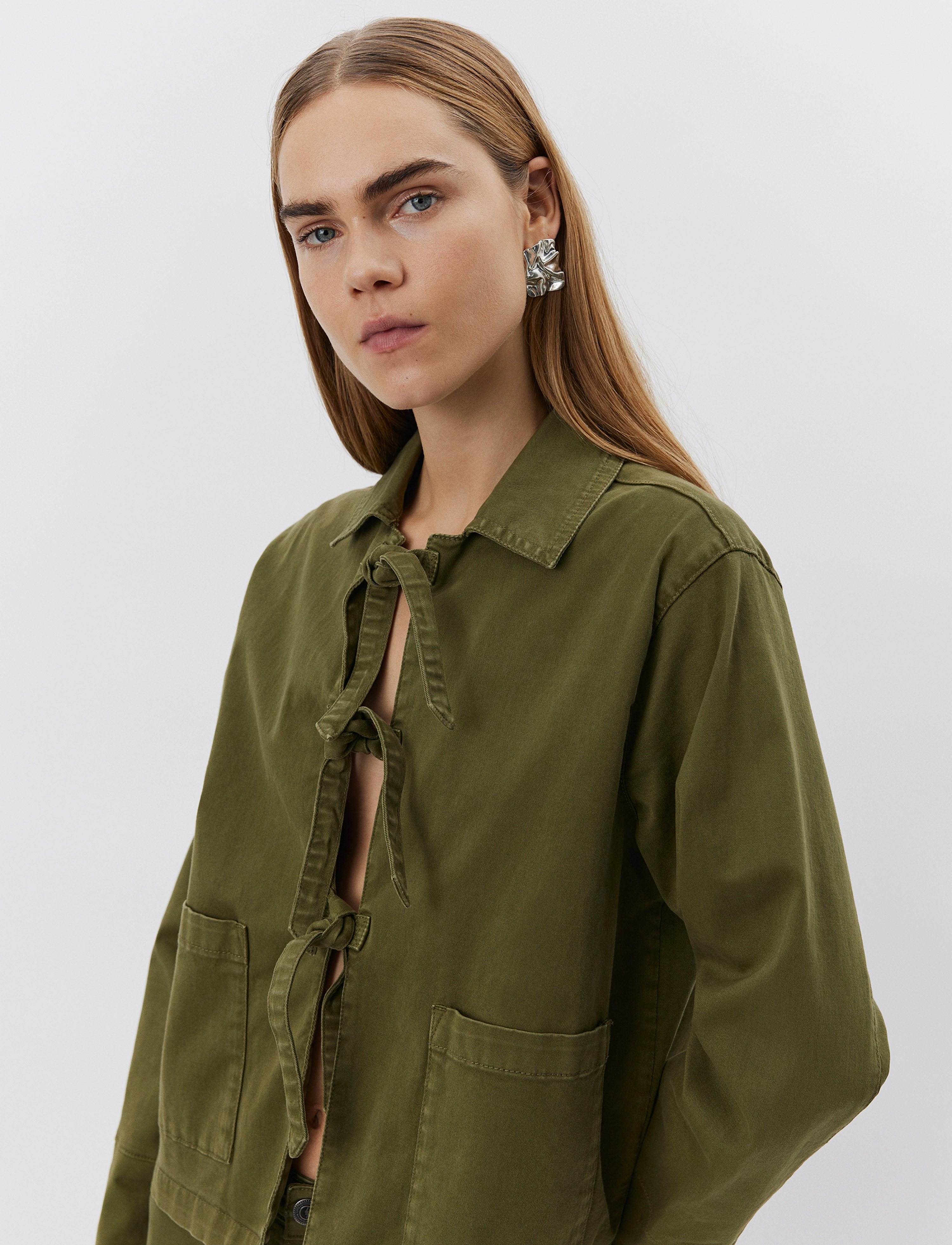 Sofie Schnoor - NITASW JACKET - frühlingsjacken - khaki army - 4