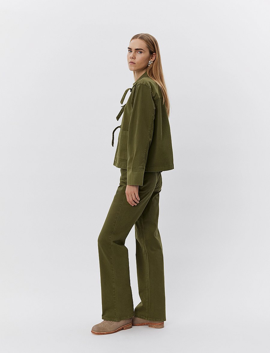 Sofie Schnoor - NITASW JACKET - frühlingsjacken - khaki army - 5