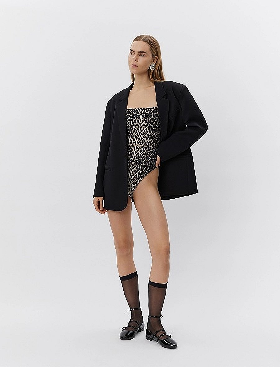 Sofie Schnoor - GIASW SWIMSUIT - 1 pièces - light brown leopard - 0