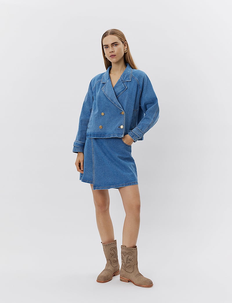 Sofie Schnoor - EUDORASW JACKET - jeansjackor - denim blue - 5