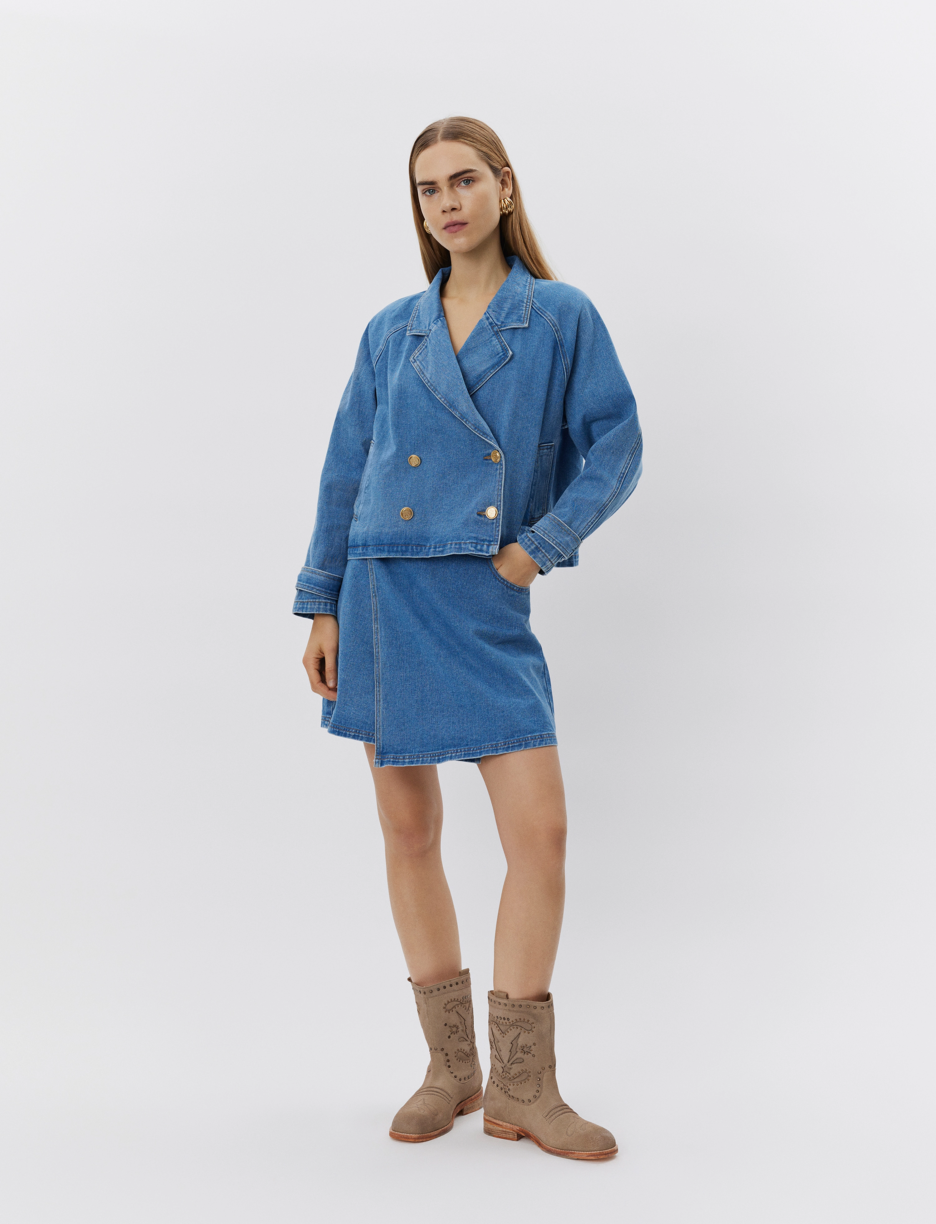Sofie Schnoor - EUDORASW JACKET - frühlingsjacken - denim blue - 5