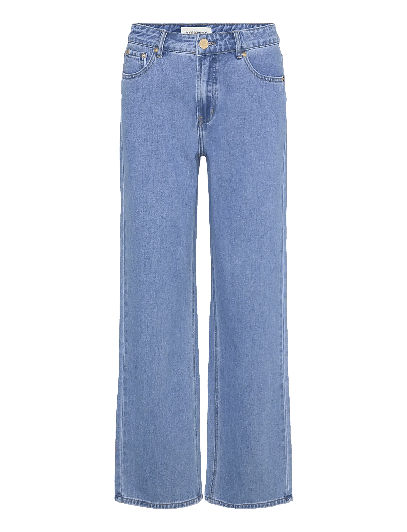 Sofie Schnoor - AMSTERDAMSW JEANS - džinsi ar platām starām - denim blue - 1