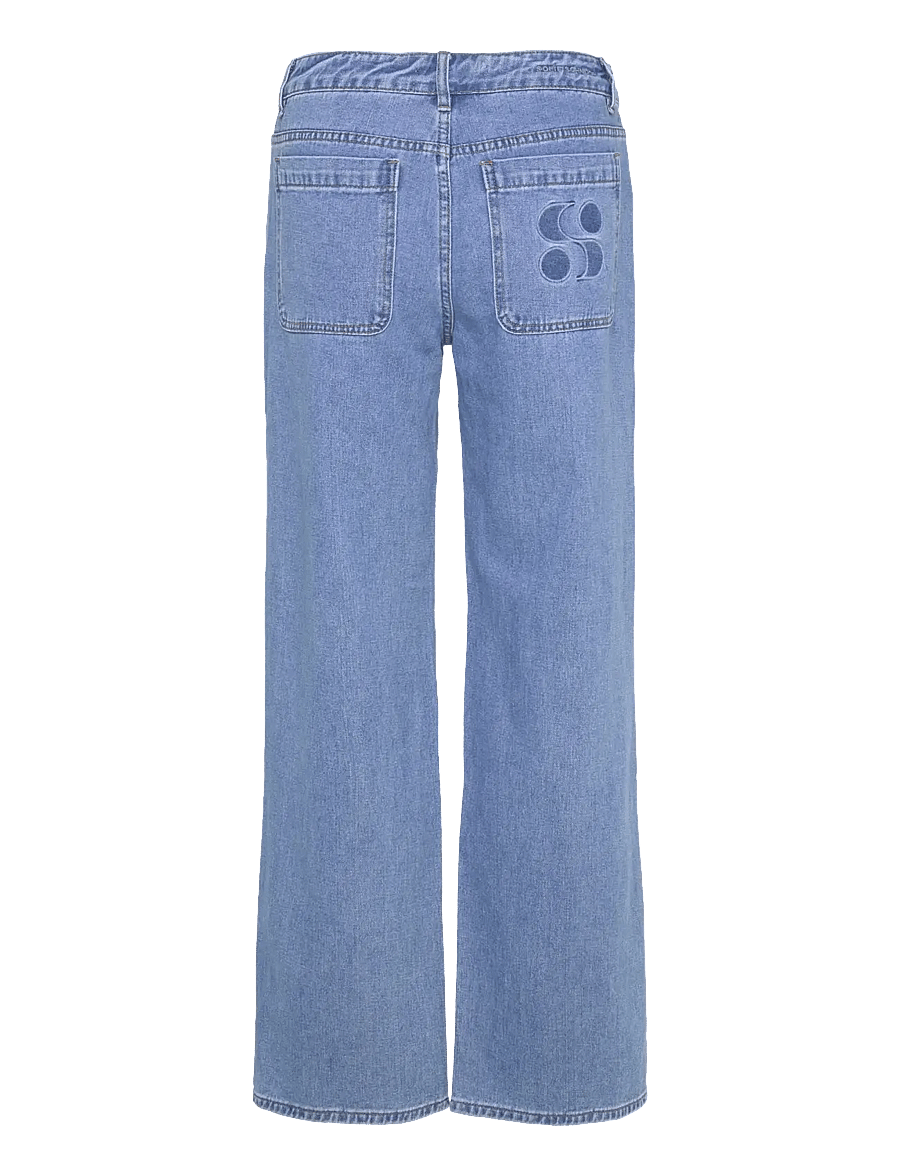 Sofie Schnoor - AMSTERDAMSW JEANS - hosen mit weitem bein - denim blue - 1