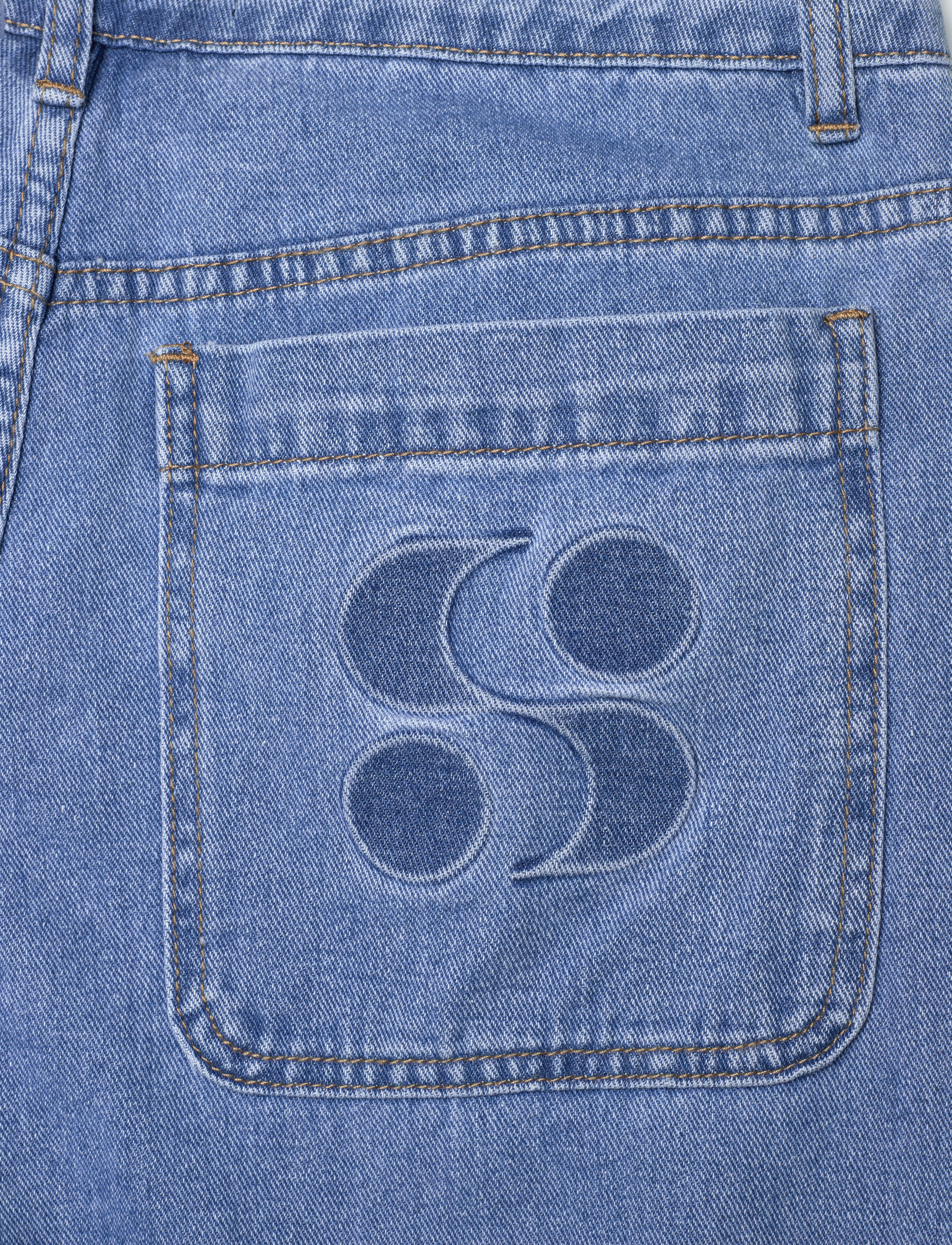 Sofie Schnoor - AMSTERDAMSW JEANS - hosen mit weitem bein - denim blue - 4