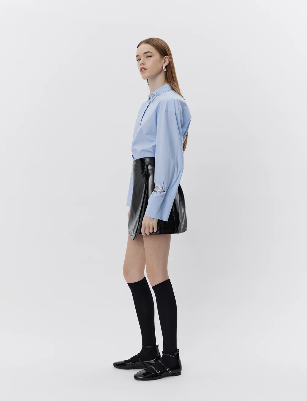 Sofie Schnoor - ELLIDASW SHIRT - langärmlige hemden - ice blue - 0