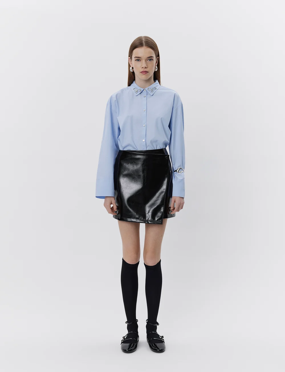 Sofie Schnoor - ELLIDASW SHIRT - langärmlige hemden - ice blue - 5