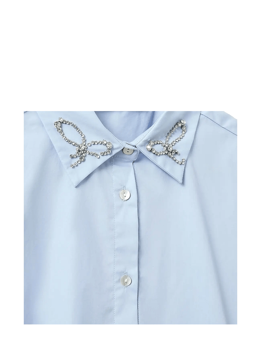 Sofie Schnoor - ELLIDASW SHIRT - koszule z długimi rękawami - ice blue - 4