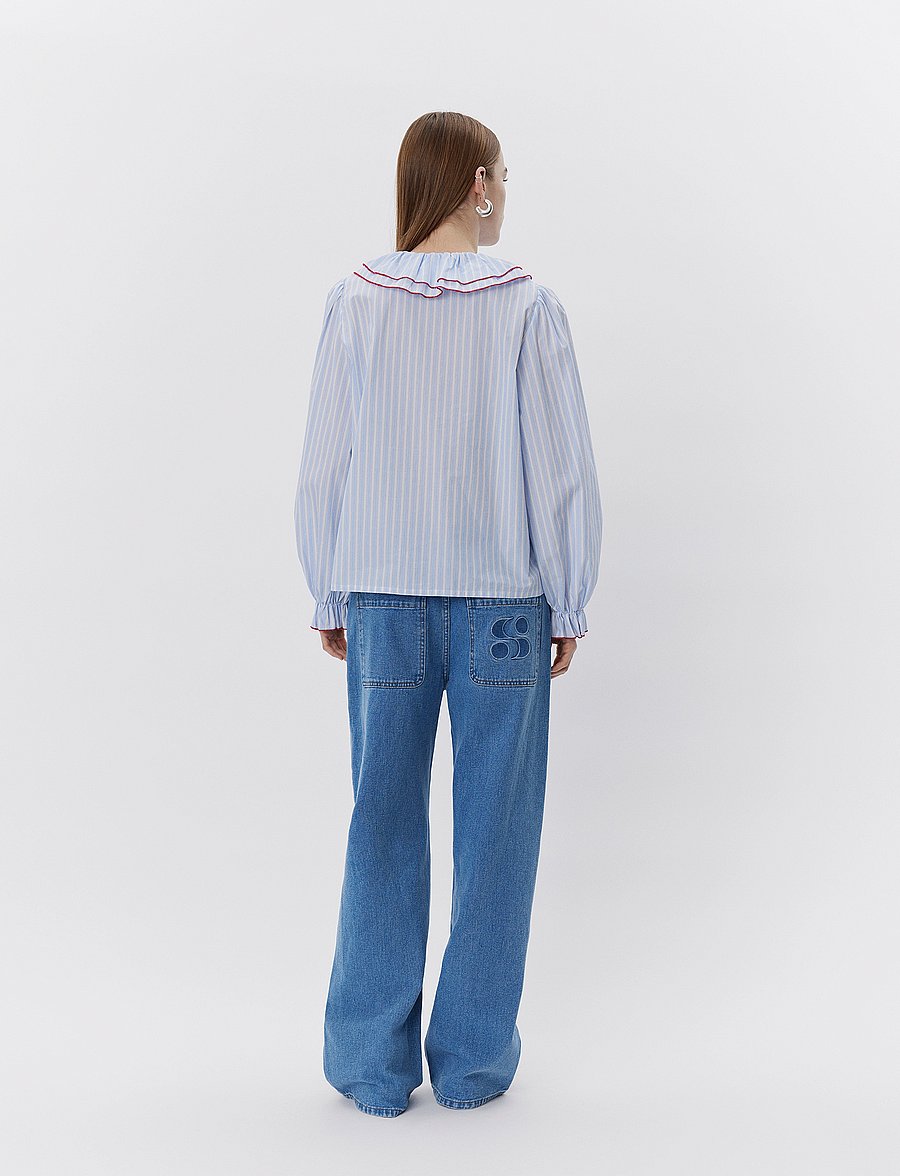 Sofie Schnoor - ALEXASW SHIRT - chemises à manches longues - blue striped - 4