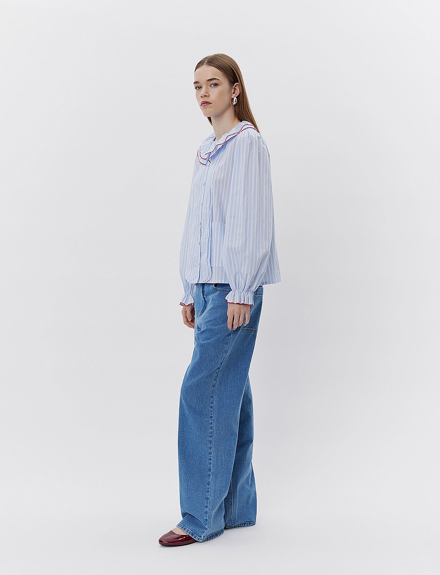Sofie Schnoor - ALEXASW SHIRT - chemises à manches longues - blue striped - 5
