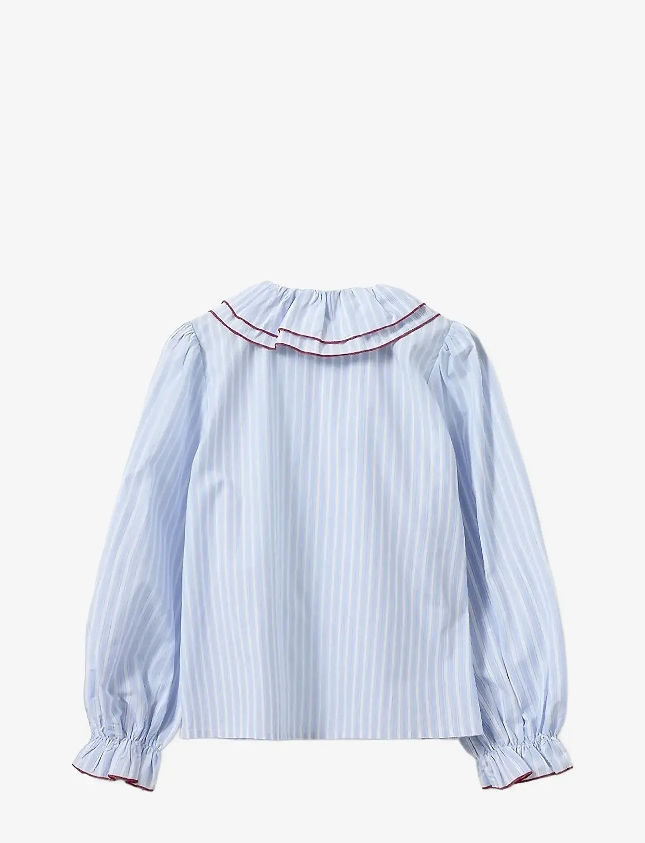 Sofie Schnoor - ALEXASW SHIRT - långärmade skjortor - blue striped - 2