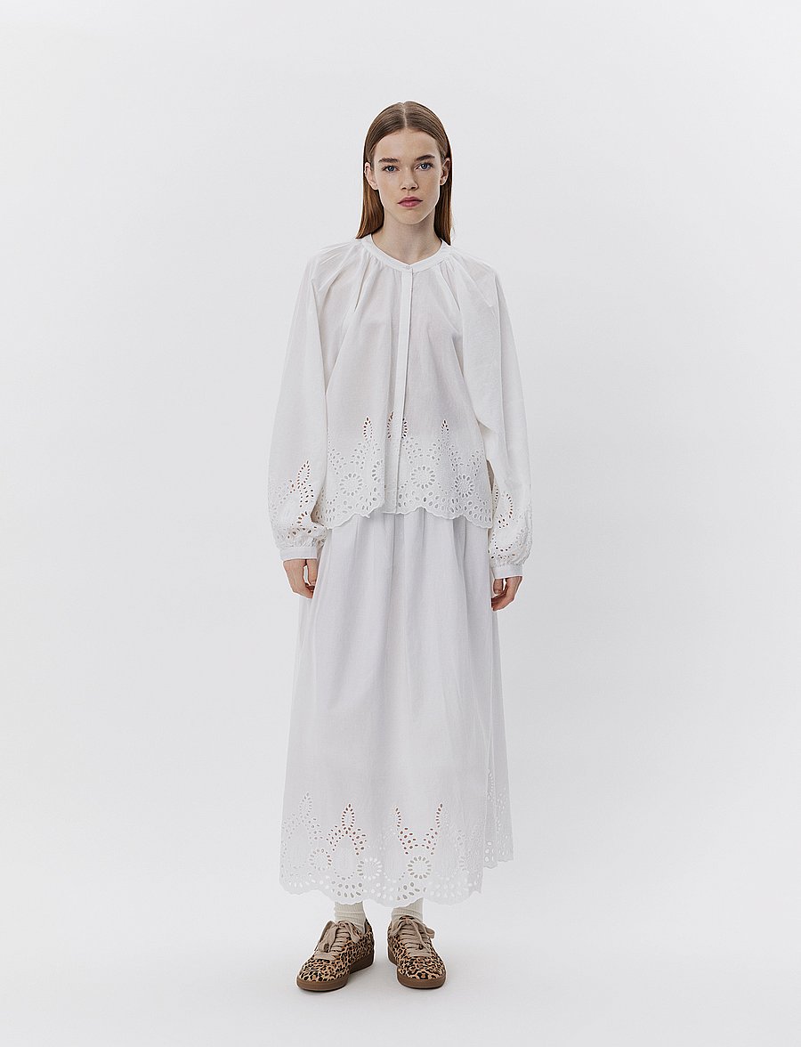 Sofie Schnoor - TELASSW SHIRT - pikkade varrukatega särgid - snow white - 0