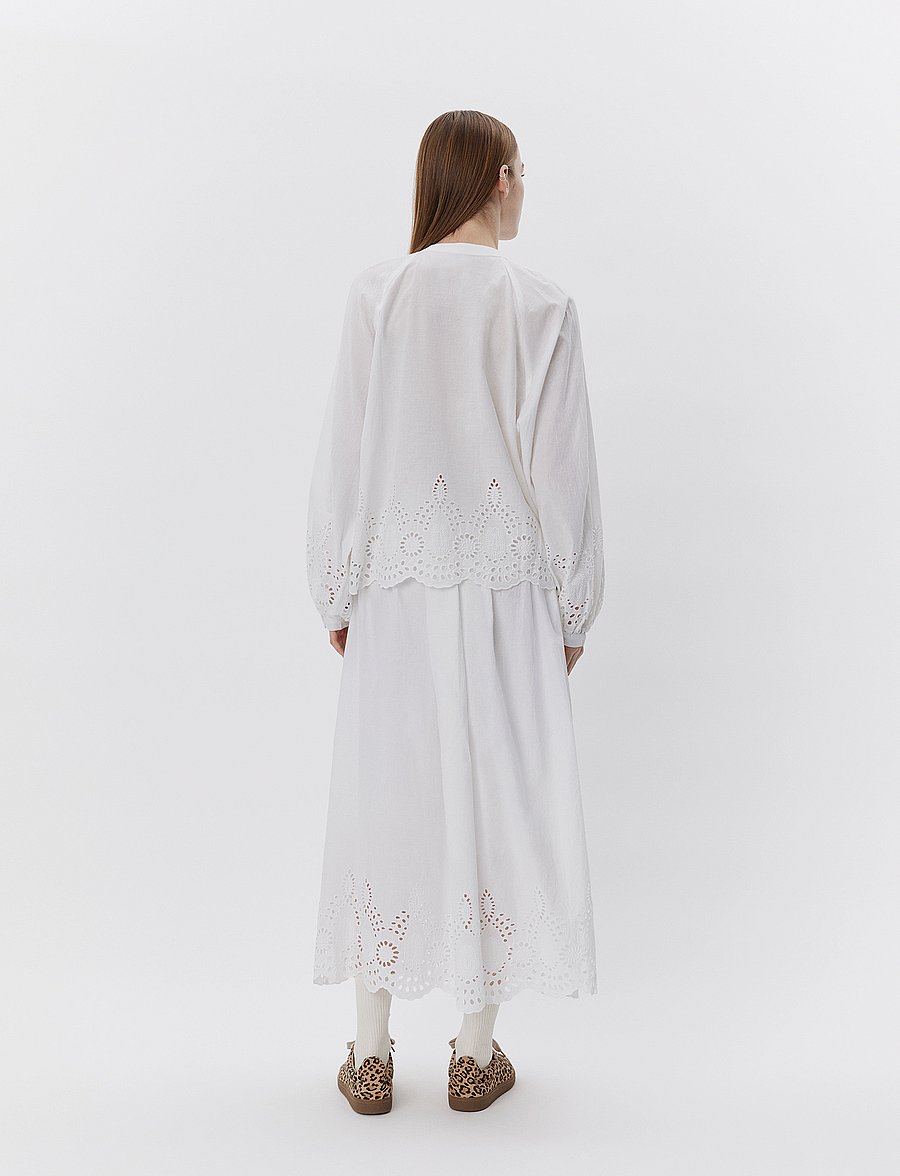 Sofie Schnoor - TELASSW SHIRT - pikkade varrukatega särgid - snow white - 5