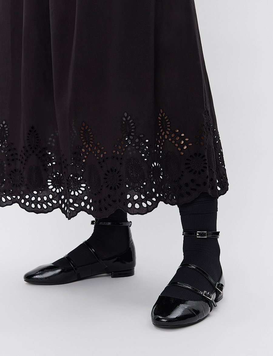 Sofie Schnoor - SARAISW SKIRT - midi-röcke - black - 0