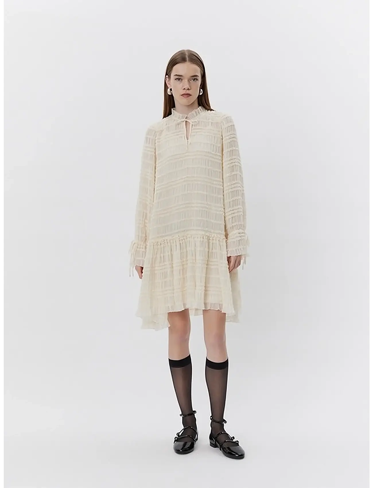 SOFIE SCHNOOR Paisleysw Kleid Beige - 38 - Damen