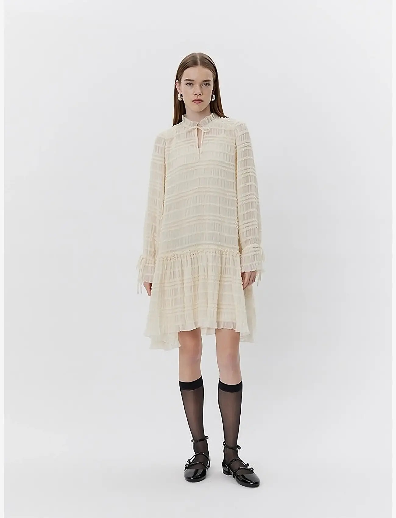 Sofie Schnoor - PAISLEYSW DRESS - midikleidid - off white - 1