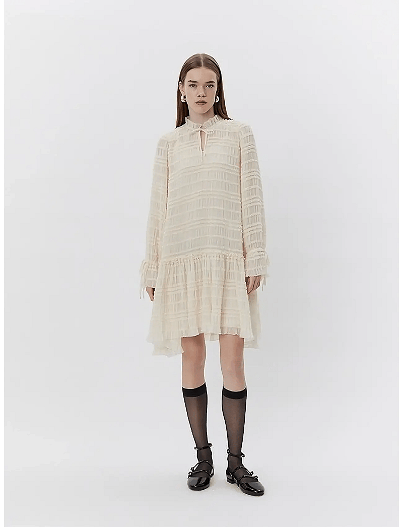 Sofie Schnoor - PAISLEYSW DRESS - midikleidid - off white - 1
