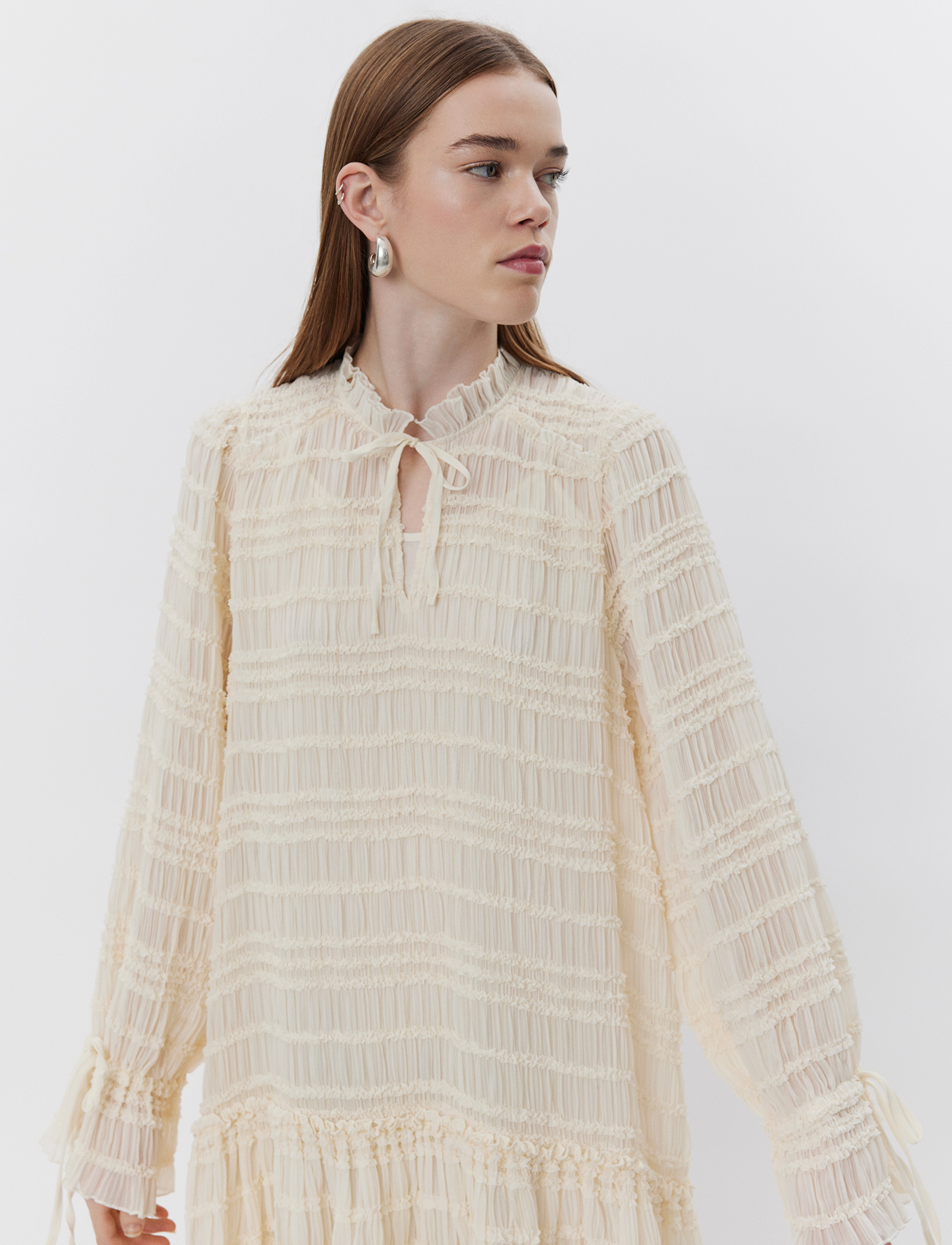 Sofie Schnoor - PAISLEYSW DRESS - midi kjoler - off white - 4