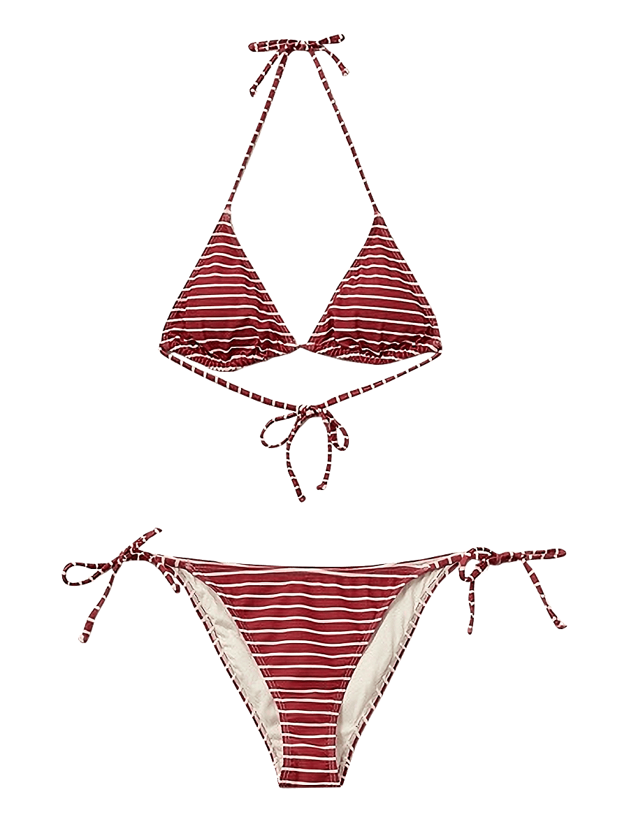 Sofie Schnoor - NOVAHSW SWIMSUIT - bikinisets - red striped - 0