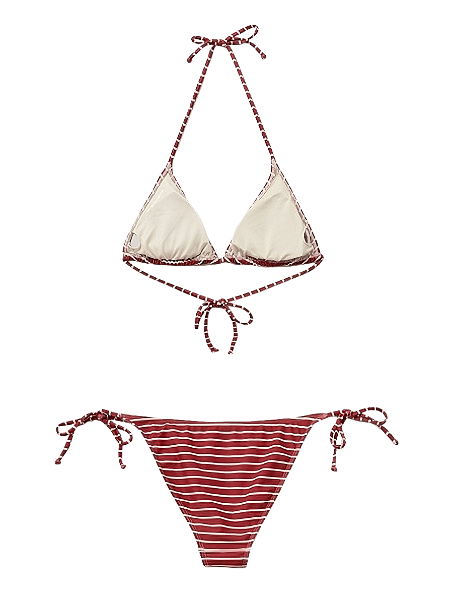 Sofie Schnoor - NOVAHSW SWIMSUIT - bikinisets - red striped - 1