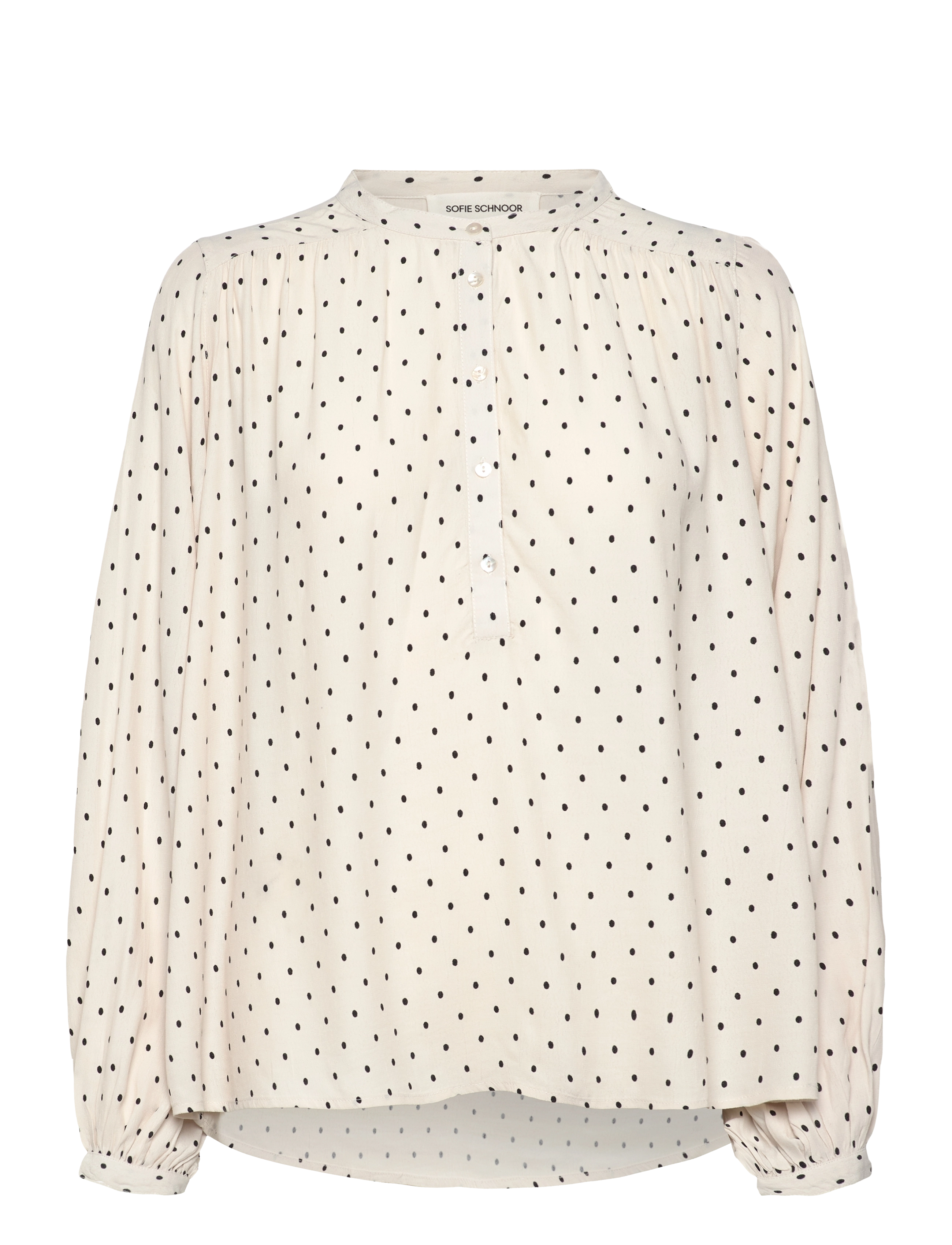Sofie Schnoor Eloisasw Blouse, 34, White, Bluser > Langærmede, Dame