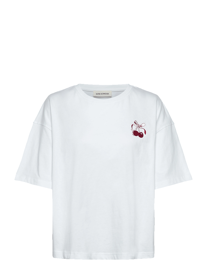 Sofie Schnoor - VERASW T-SHIRT - t-shirts - brilliant white - 0
