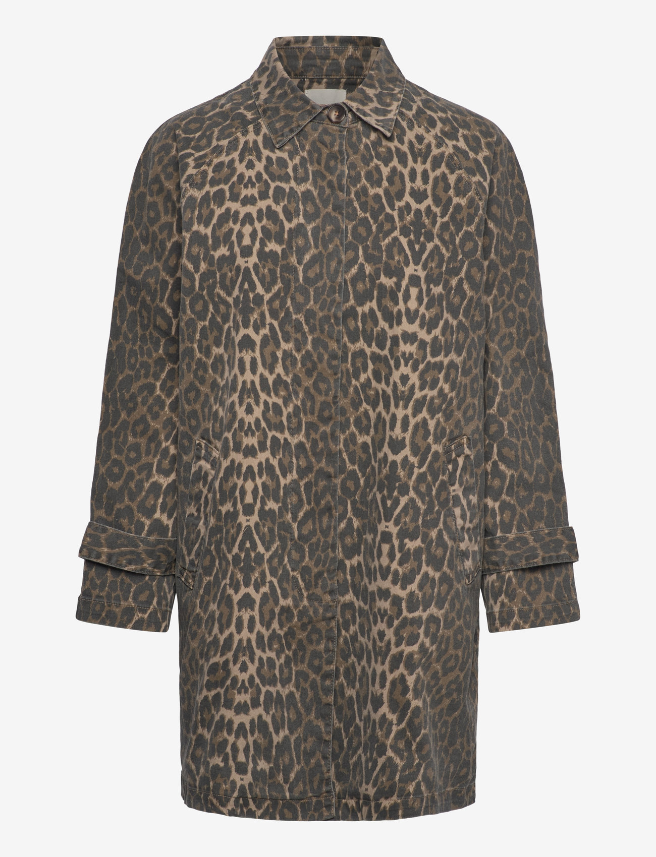 Sofie Schnoor - FILIPASW COAT - kevadmantlid - light brown leopard - 1