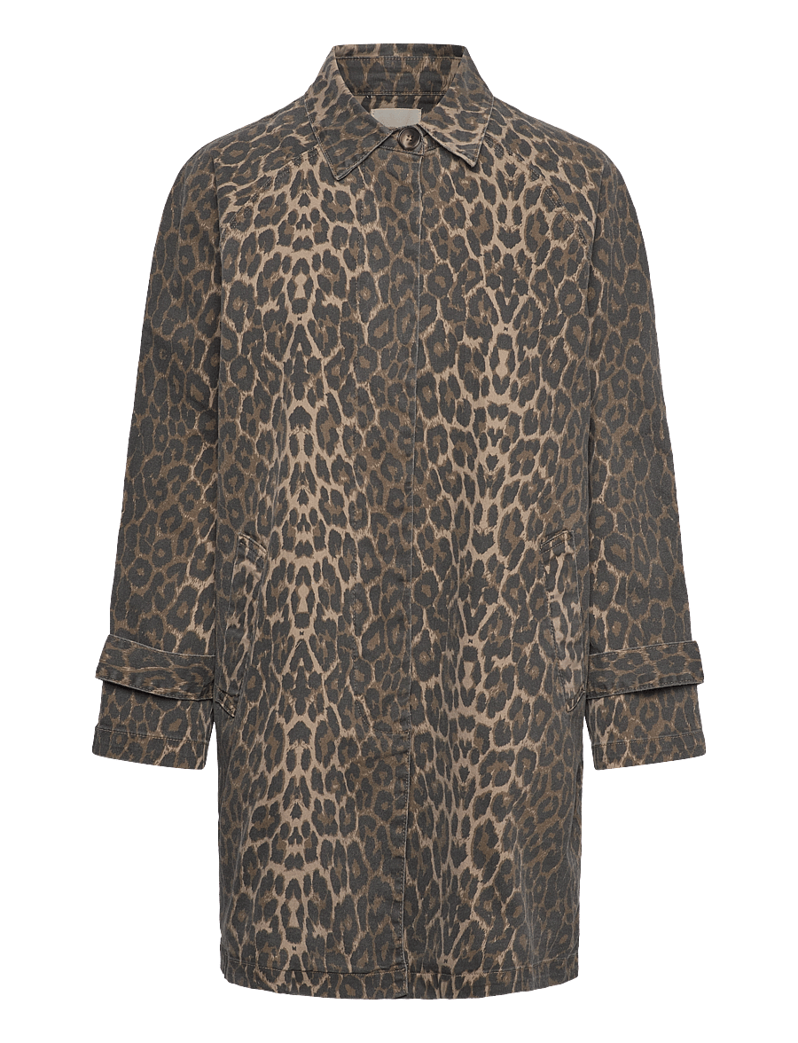 Sofie Schnoor - FILIPASW COAT - light brown leopard - 1