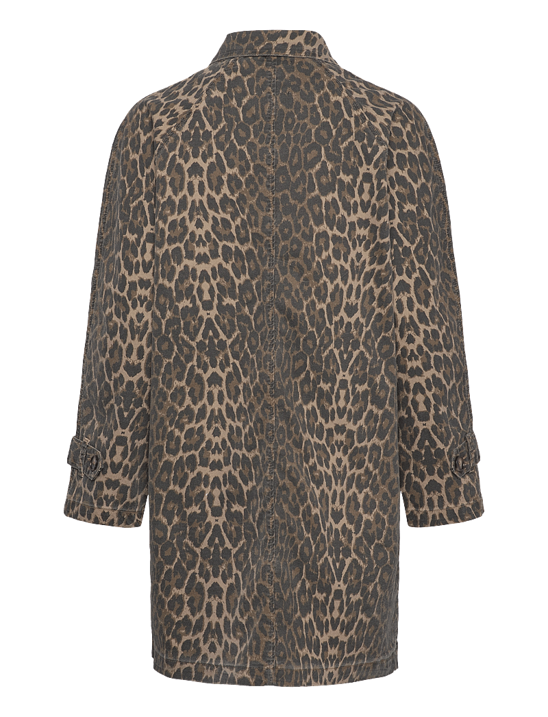 Sofie Schnoor - FILIPASW COAT - kevadmantlid - light brown leopard - 2
