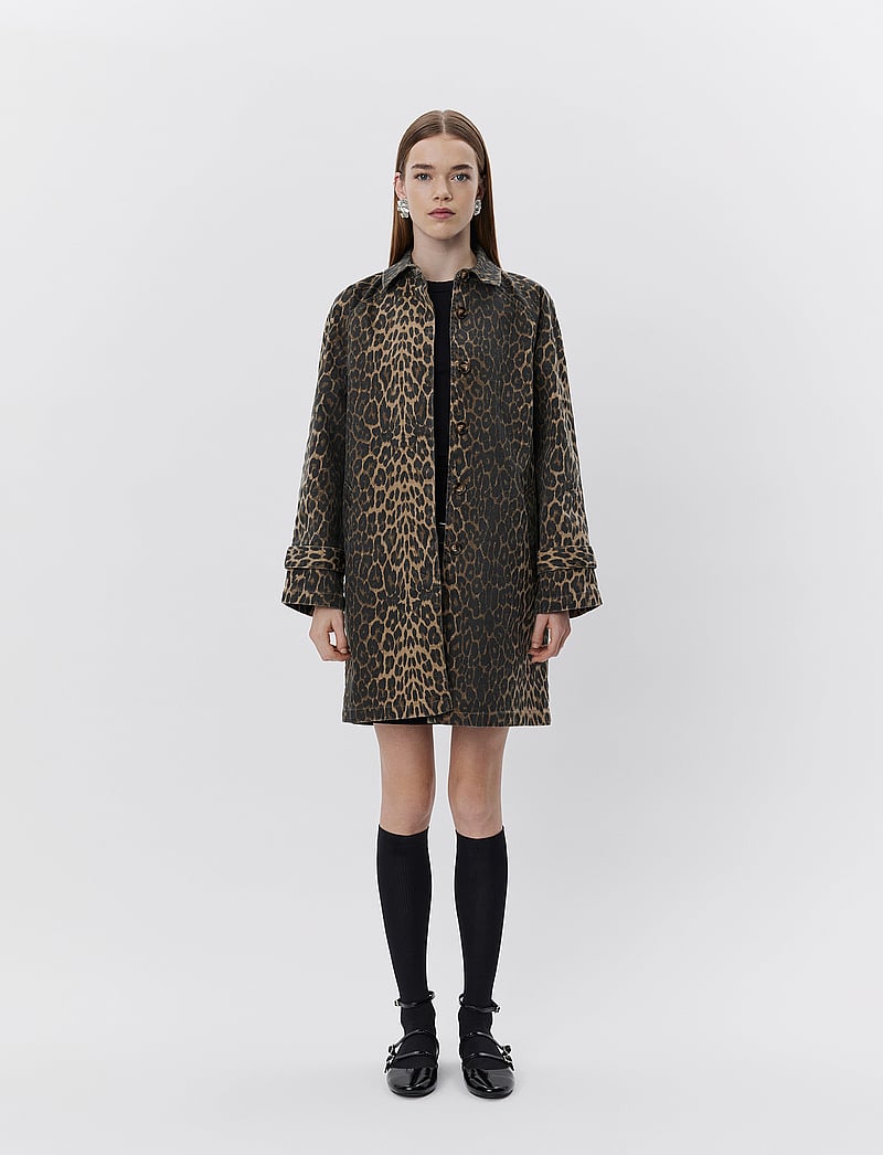 Sofie Schnoor - FILIPASW COAT - kevadmantlid - light brown leopard - 0