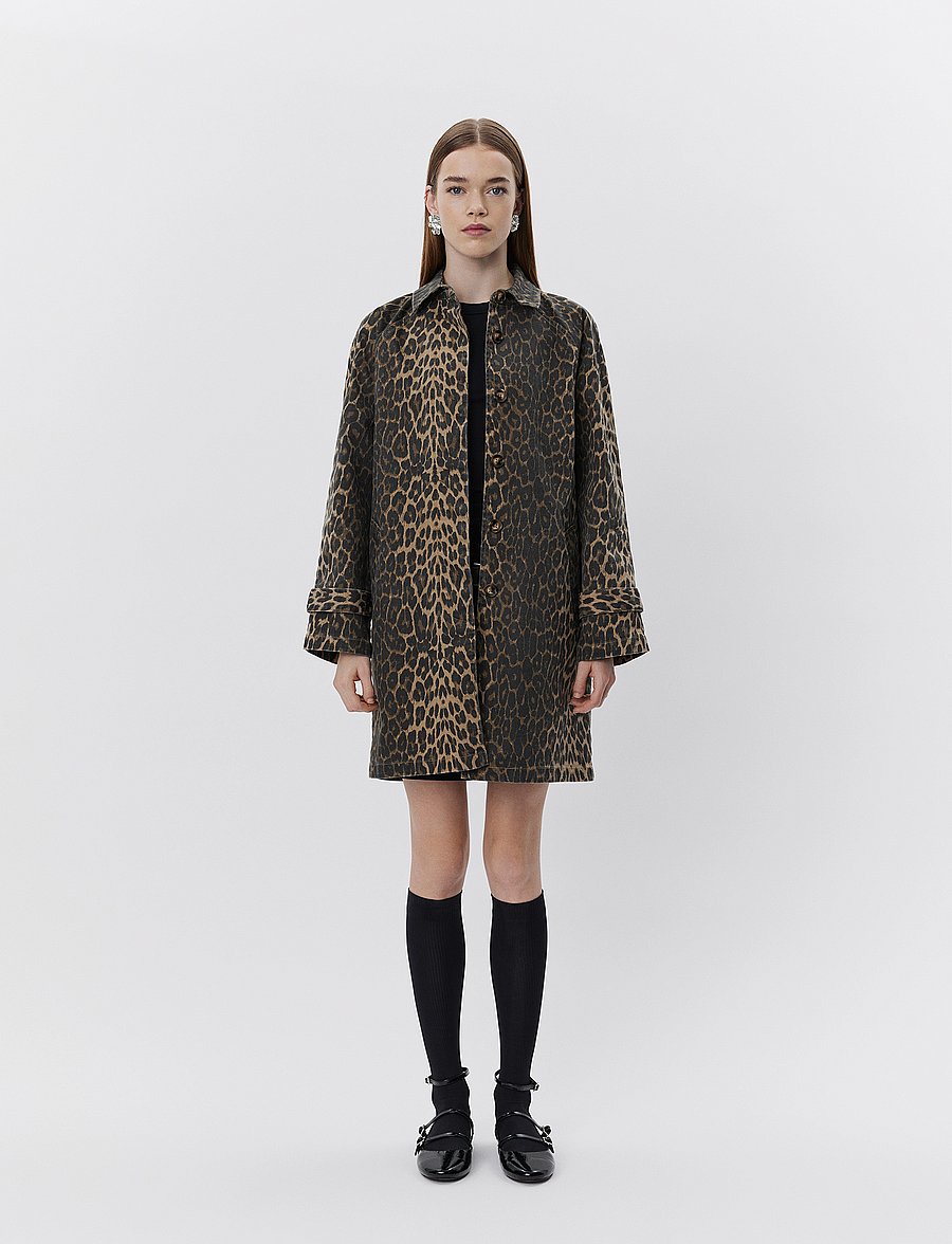 Sofie Schnoor - FILIPASW COAT - light brown leopard - 0
