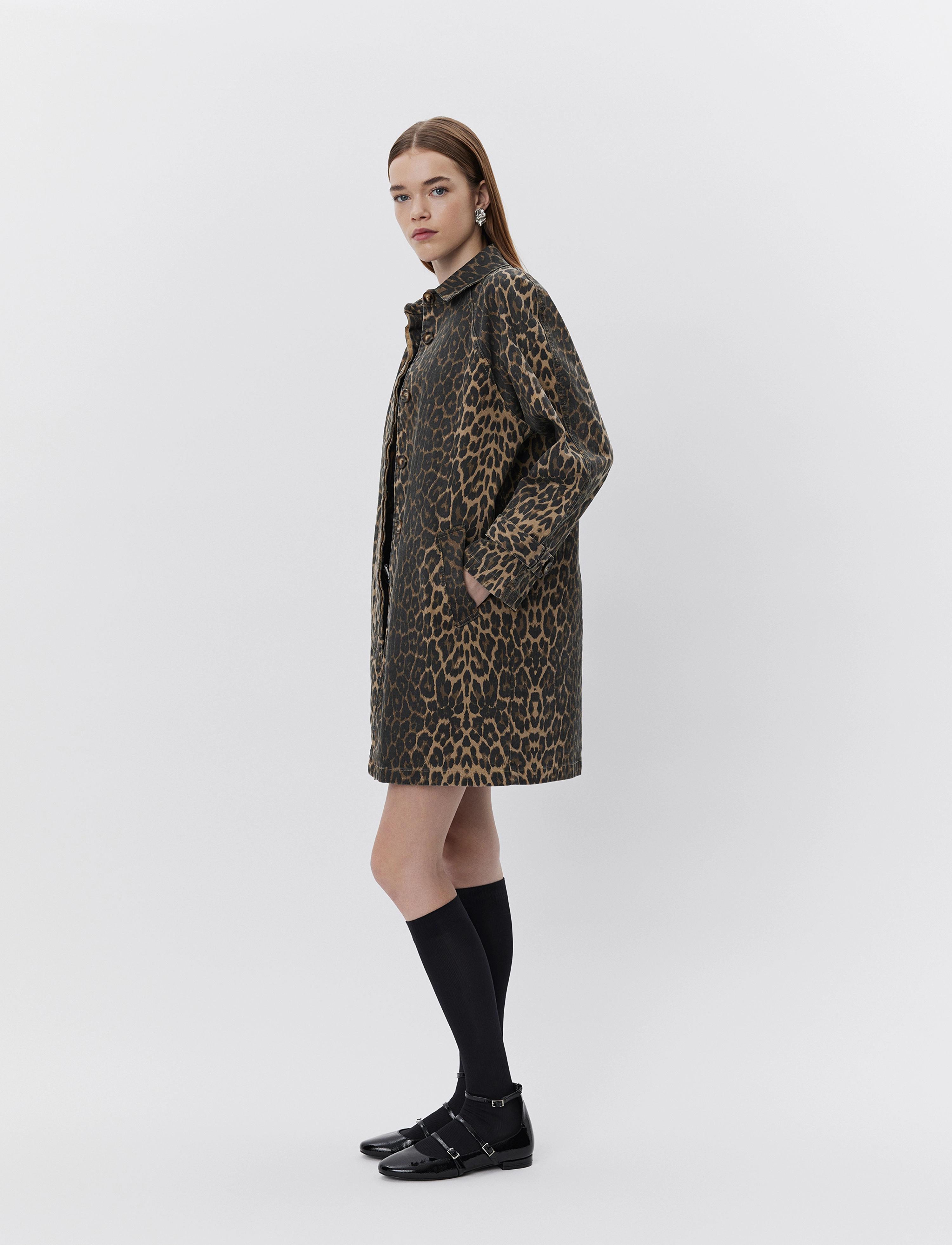 Sofie Schnoor - FILIPASW COAT - light brown leopard - 3
