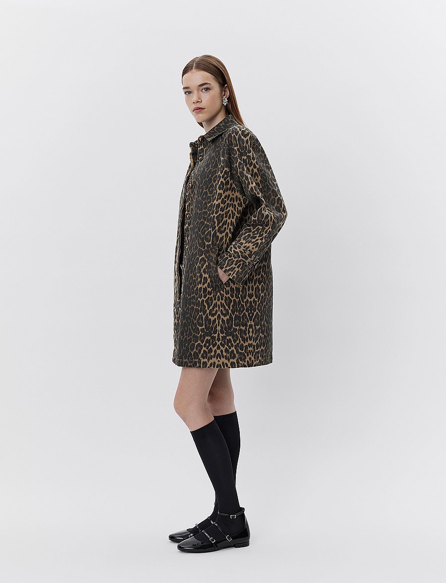 Sofie Schnoor - FILIPASW COAT - light brown leopard - 3