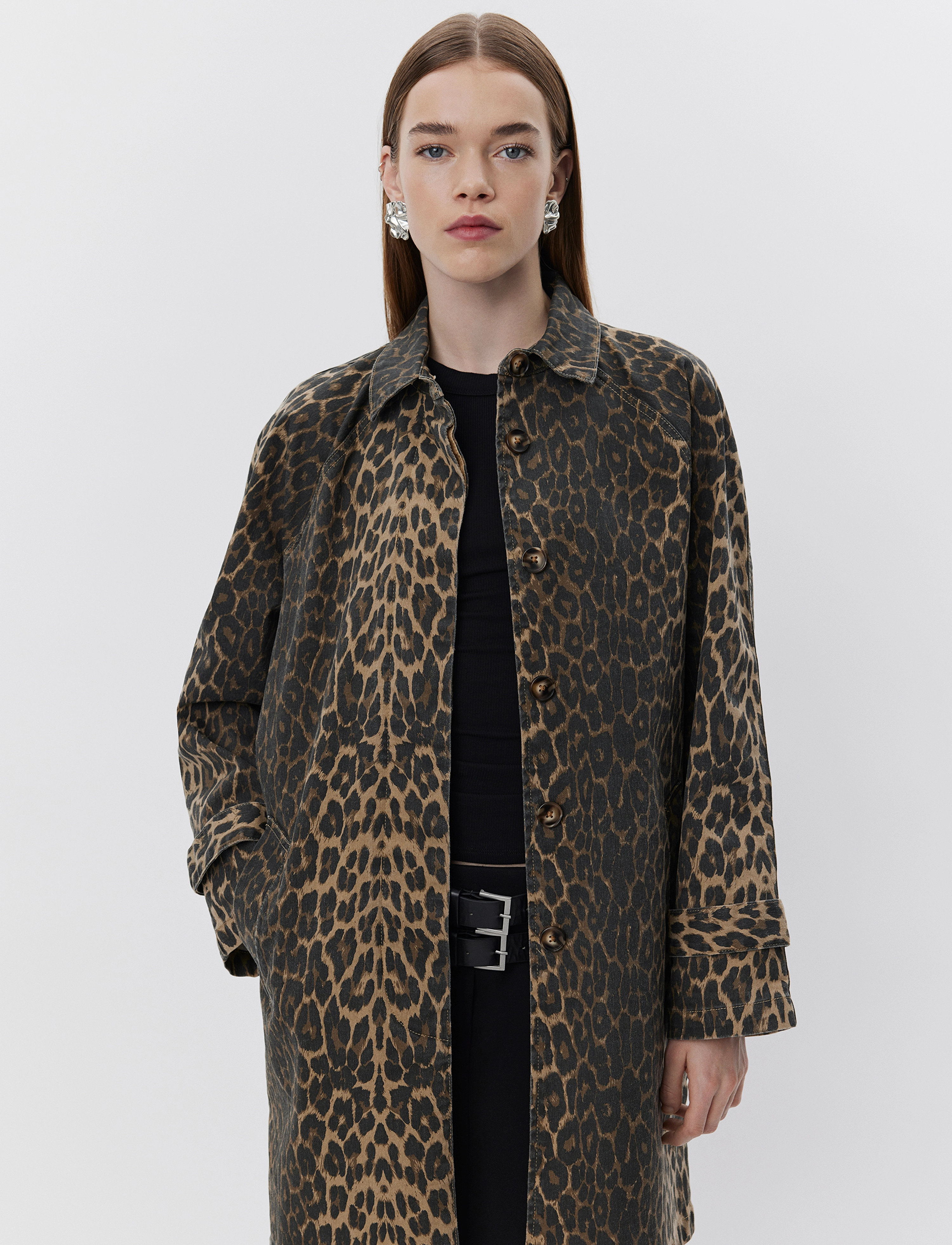 Sofie Schnoor - FILIPASW COAT - light brown leopard - 4