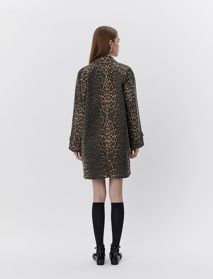 Sofie Schnoor - FILIPASW COAT - light brown leopard - 5