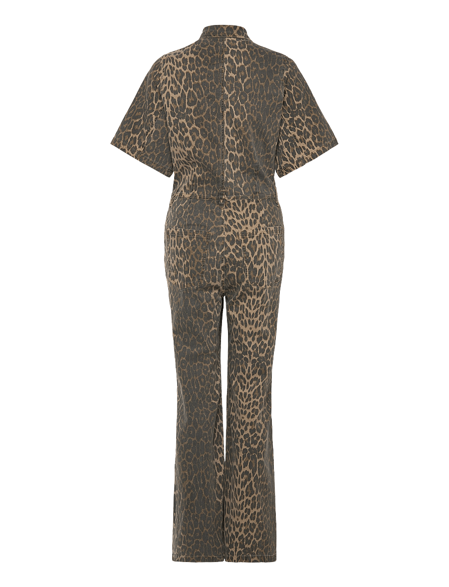 Sofie Schnoor - WILMASW JUMPSUIT - jumpsuits - light brown leopard - 2