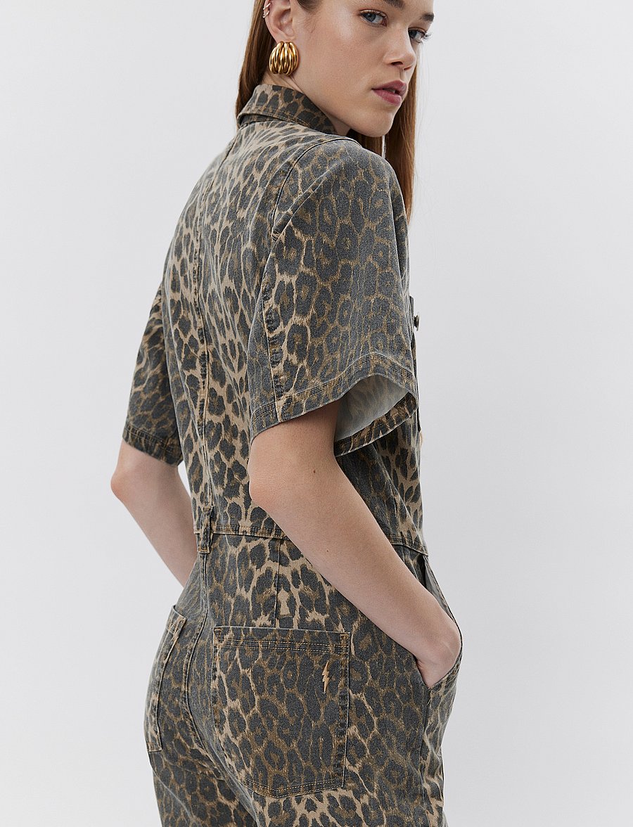 Sofie Schnoor - WILMASW JUMPSUIT - jumpsuits - light brown leopard - 0