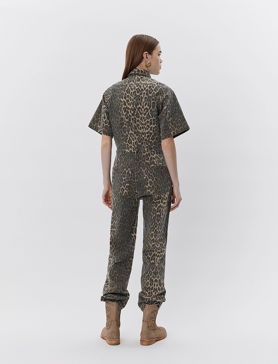 Sofie Schnoor - WILMASW JUMPSUIT - jumpsuits - light brown leopard - 3