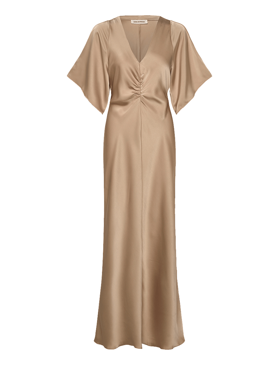 Sofie Schnoor - JULIETSW DRESS - abendkleider - camel - 1